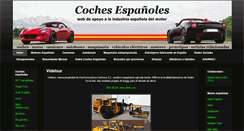 Desktop Screenshot of coches-espanoles.com