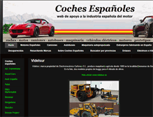 Tablet Screenshot of coches-espanoles.com